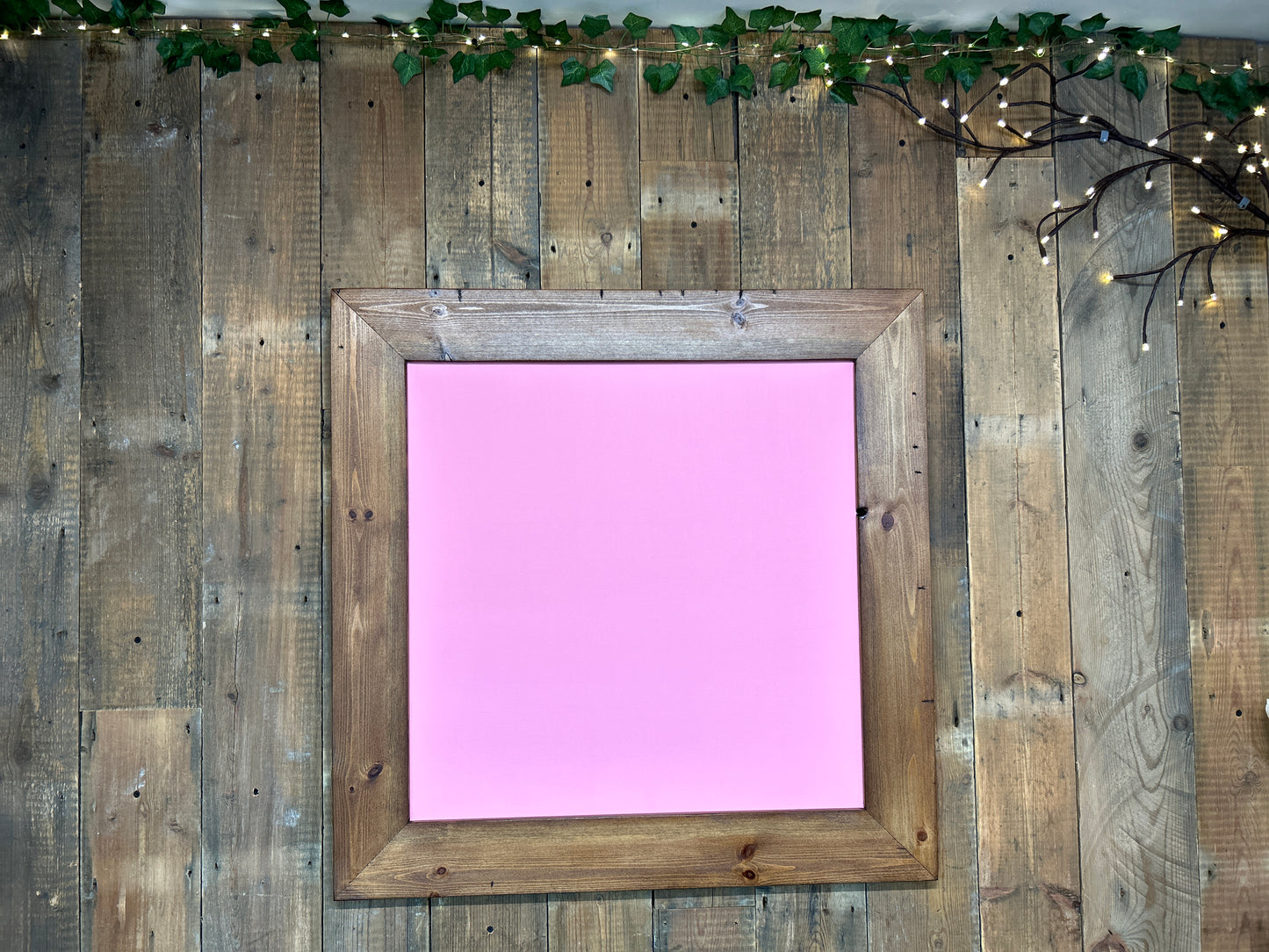 Handmade Reclaimed Timber Blush Pink Chalkboard