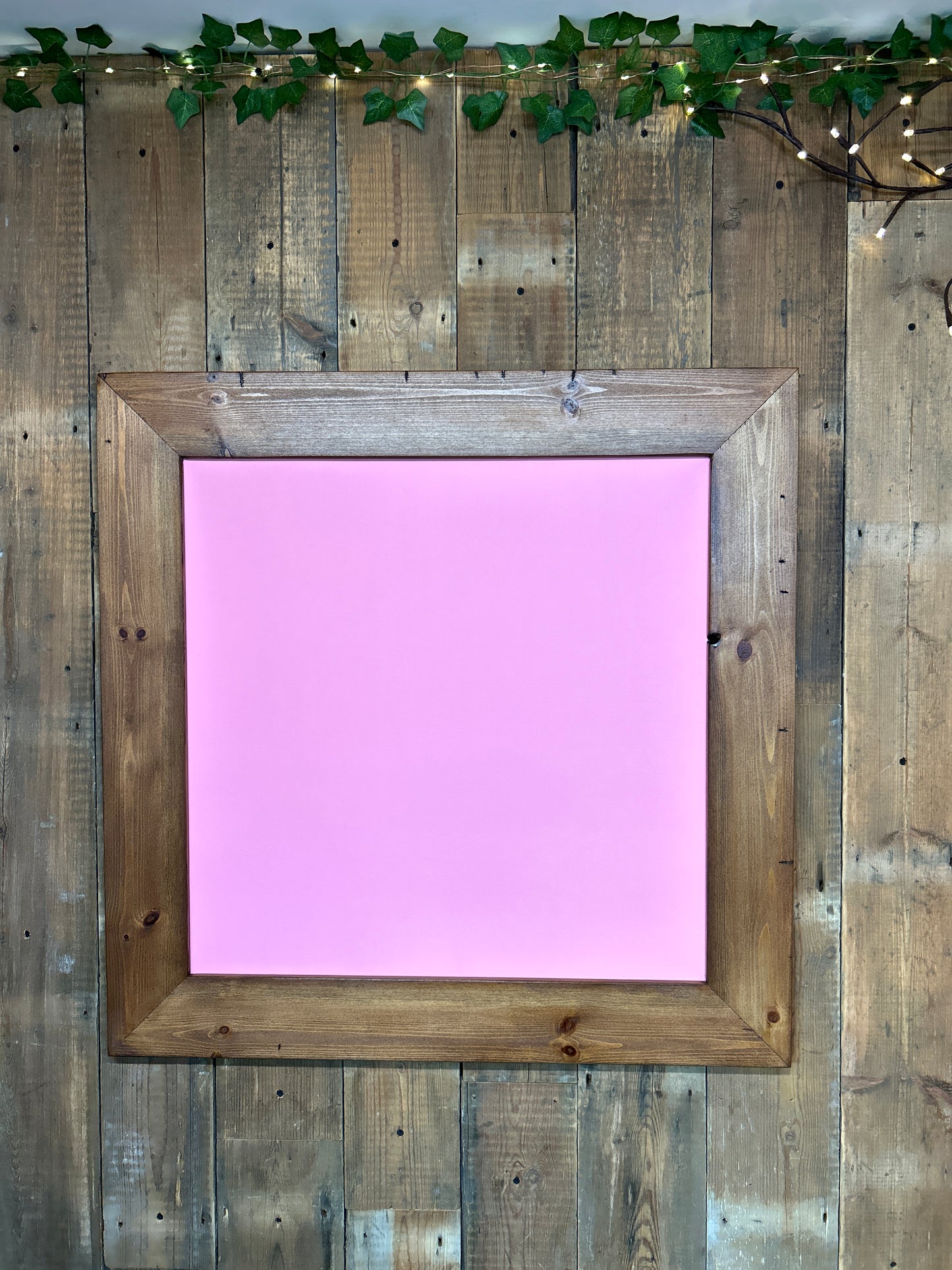 Handmade Reclaimed Timber Blush Pink Chalkboard