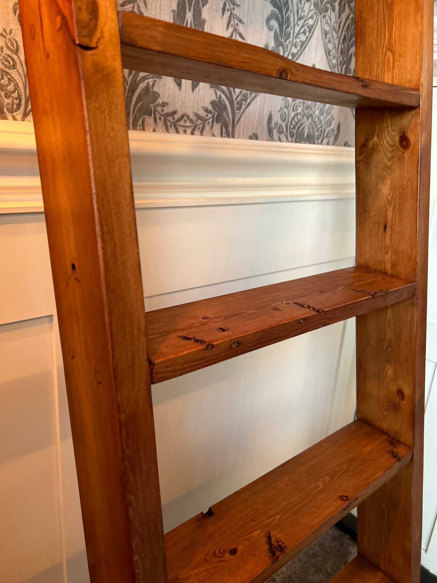 Timber Storage Step Ladder